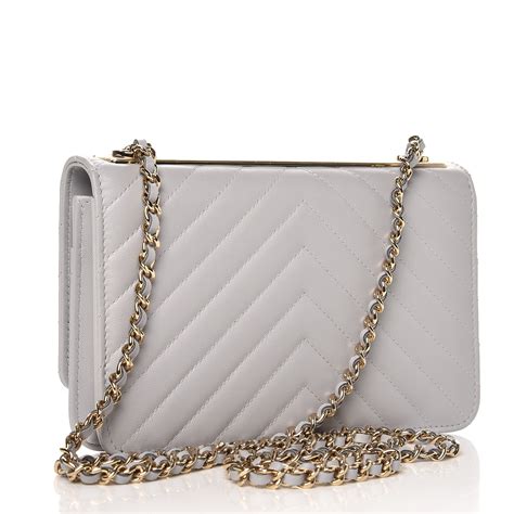 chanel trendy cc chevron|chanel chevron wallet on chain.